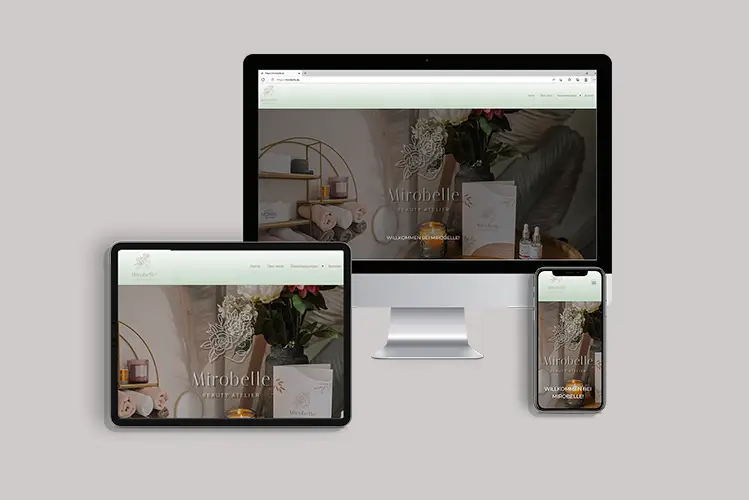 Website für Kosmetikstudio